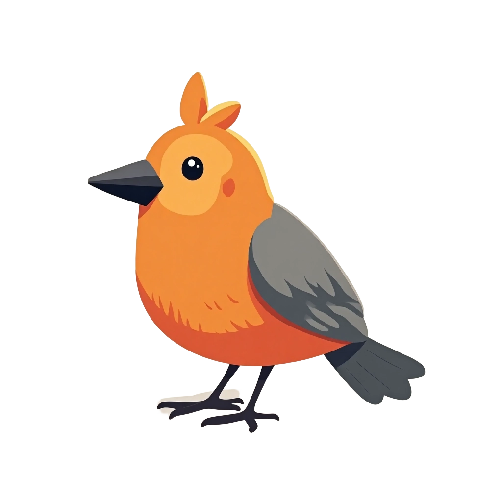 Cute Cartoon Bird